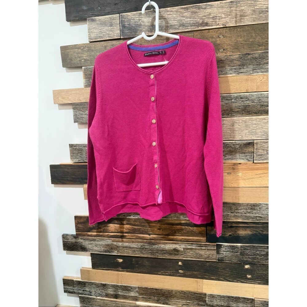 Gudrun Sjoden button front cardigan sweater size XL